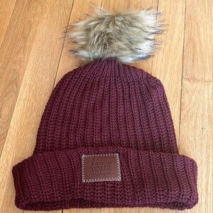 Love Your Melon Knit Hat Maroon